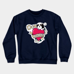 Dog Mom Tattoo Crewneck Sweatshirt